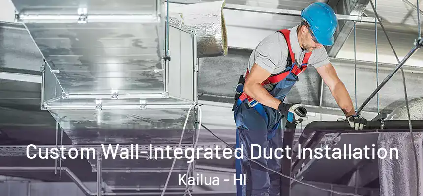  Custom Wall-Integrated Duct Installation Kailua - HI