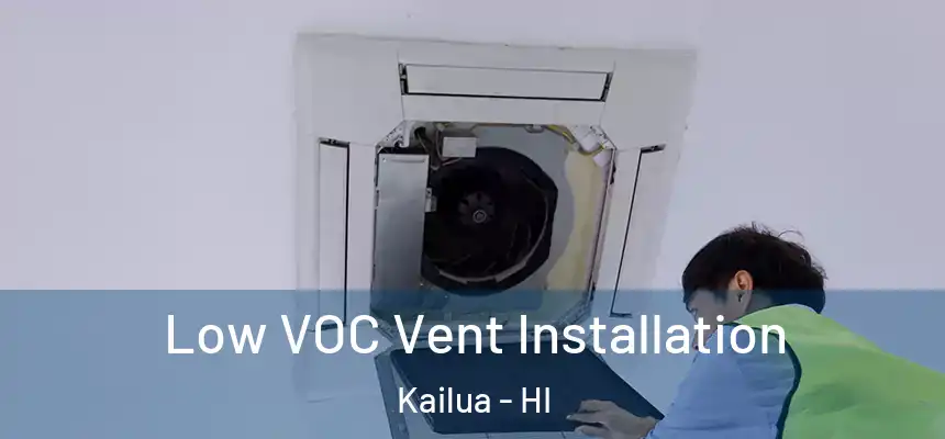  Low VOC Vent Installation Kailua - HI